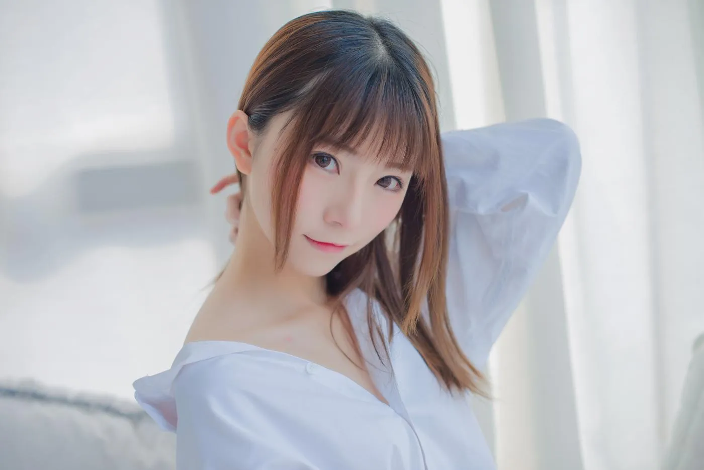 绮太郎_Kitaro – NO.27 白衬衫 [47P]插图2